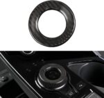 JSWAN Real Carbon Fiber Gear Knob Cover Fit for (2021-2024) Kia EV6 GT GT line and 2023 Kia NIRO EV Accessories, Gear Shift Knob Switch Cover, Central Console Armrest Panel Stickers (Bright red) - Image 8