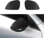 JSWAN 2PCS Real Dry Carbon Fiber Door Rearview Mirror Cover For Mercedes Benz A200 A180 A220L Cla35 Cla45 AMG Cla200 Cla260 Side Rearview Mirror Cap Exterior Mirrors Overlay - Image 2