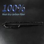 JSWAN Real Carbon Fiber Dashboard Cover Wrap Fit for 11th Gen Civic Type r FL5 Typer Center Console Dashboard Panel Trim Cover Dash Air Vent Outlet Frame Cover (1pcs Dash Cover forging) - Image 3