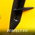 JSWAN Carbon Fiber Rear Bumper Diffuser Spoiler for Supra A90 GR MK5 Side Splitter Spoiler Tail Light Sticker Rear Bumper Diffuser Shark Fin Spoiler Covers Tail Wing Bumper Spoiler Kit - Image 6