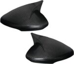 JSWAN Carbon Fiber Rear View Mirror Cover For Mustang Mach E Mach-E(2021 to 2023) Side Wing Rear View Mirror Trim Caps Covers, Side Mirror Cap RearView Mirror Cover - Image 6