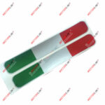 2x Italy Italian Flag Decal Sticker Car Vinyl Reflective Glossy stripes b - Image 2