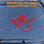 Eye of Horus Egypt Decal Sticker Egyptian Symbol God Car Vinyl pick size color c - Image 14