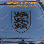 Royal Arms of England Decal Sticker Car Vinyl pick size color no bkgrd die cut - Image 11