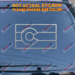 Colorado Flag CO US State Decal Sticker Car Vinyl die cut style pick size color - Image 13