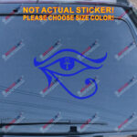 Eye of Horus Egypt Decal Sticker Egyptian Symbol God Car Vinyl pick size color c - Image 15