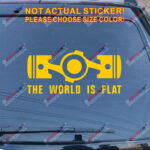 The World is Flat Box Boxer Flat Engine Car Decal Vinyl Sticker Fit for Subaru - Image 15