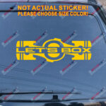 Let's Box Boxer Flat Engine Fit for Subaru Decal Sticker Car Vinyl b - Image 14