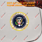 US President Seal American Decal Sticker Car Vinyl Reflective Glossy pick size