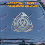 Rotary Engine Biohazard Wankel Decal Sticker Car Vinyl fit for Mazda 3 6 RX7 RX8 - Image 13