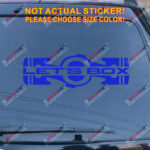 Let's Box Boxer Flat Engine Fit for Subaru Decal Sticker Car Vinyl b - Image 15