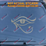 Eye of Horus Egypt Decal Sticker Egyptian Symbol God Car Vinyl pick size color c - Image 12