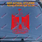 Egypt Coat of arms Egyptian Decal Sticker Car Vinyl pick size color no bkgrd - Image 14