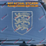 Royal Arms of England Decal Sticker Car Vinyl pick size color no bkgrd die cut - Image 12