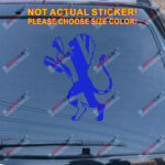 England Lion UK flag British Union Jack Decal Sticker Car Vinyl pick size color - Image 15