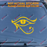 Eye of Horus Egypt Decal Sticker Egyptian Symbol God Car Vinyl pick size color c - Image 16