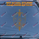 KGB Badge Decal Sticker Committee of State Security Russia Russian Car Vinyl - Image 13