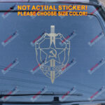 KGB Badge Decal Sticker Committee of State Security Russia Russian Car Vinyl - Image 12