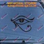 Eye of Horus Egypt Decal Sticker Egyptian Symbol God Car Vinyl pick size color c - Image 11
