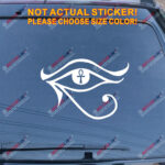 Eye of Horus Egypt Decal Sticker Egyptian Symbol God Car Vinyl pick size color c - Image 10