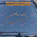 Slovak Slovakia Map Decal Sticker Slovakian Outline Silhouette Car Vinyl b - Image 13