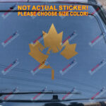 Canadian Moose Maple Leaf Canada Decal Sticker Car Vinyl pick size color - Image 12