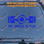 The World is Flat Box Boxer Flat Engine Car Decal Vinyl Sticker Fit for Subaru - Image 16