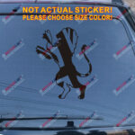 England Lion UK flag British Union Jack Decal Sticker Car Vinyl pick size color - Image 11