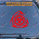 Rotary Engine Biohazard Wankel Decal Sticker Car Vinyl fit for Mazda 3 6 RX7 RX8 - Image 14