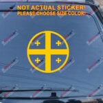 Georgia Republic Country Flag Decal Sticker Car Vinyl pick size color round - Image 16