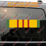Vietnam Service Ribbon Decal Sticker Car Vinyl reflective glossy pick size