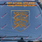 Royal Arms of England Decal Sticker Car Vinyl pick size color no bkgrd die cut - Image 13