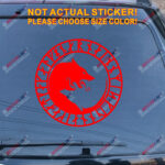 Viking Wolf Decal Sticker Runic Circle Norse Car Vinyl pick size color no bkgrd - Image 14