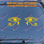 Eye of Horus Egypt Decal Sticker Egyptian Symbol God Car Vinyl pick size color g - Image 16