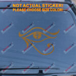 Eye of Horus Egypt Decal Sticker Egyptian Symbol God Car Vinyl pick size color c - Image 13