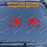 Eye of Horus Egypt Decal Sticker Egyptian Symbol God Car Vinyl pick size color g - Image 14