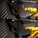 JSWAN Carbon Fiber Engine Room Wire Protection Cover for Toyota Supra A90 GR MK5 Car Hood Modification Parts Engine Room Harness Cover Automobile Exterior Trim Replacement Accessories - Image 3