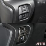 JSWAN Real Carbon Fiber Tailgate Switch Button Cover Fit for Subaru BRZ Scion FRS Toyota FT86 Trunk Switch Panel Trim Cover Headlight Switch Cover - Image 5