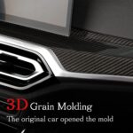 JSWAN Carbon Fiber Dashboard Cover Wrap for BMW 3 Series G20 320i 330i 325i M240i M2 (2023) LHD Center Console Dashboard Panel Trim Cover, Dash Cover Wrap Cap Sticker - Image 6