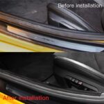 JSWAN Carbon Fiber Car Door Pedal Board Trim Sticker for Supra GR A90 MK5 2019-2023 Car Door Pedal Cover, A90 Interior Accessories - Image 4