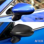 JSWAN Carbon Fiber Car Side Mirror Covers Compatible with BRZ & GR86 Rear Rear View Mirrors Stickers Cap Cover Trim, Car Exteriors Sticker - Image 4