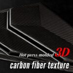 JSWAN Real Carbon Fiber Rear Side Window Louvers for 11th Gen Civic Type r FL5 Typer Racing Style Triangular Window Blinds Shark Gills Styling Rear Window Louvers Vent Visor Cover (Matte Black) - Image 4