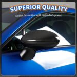 JSWAN Carbon Fiber Car Side Mirror Covers Compatible with BRZ & GR86 Rear Rear View Mirrors Stickers Cap Cover Trim, Car Exteriors Sticker - Image 3
