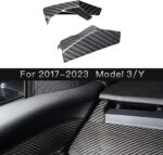 NA JSWAN Real Carbon Fiber Dashboard Side Cover for Tesla Model 3 / Model Y(2021-2023) Car Interior Accessories Remodel Parts (Bright red (1 Pair) ) YBCG-001 - Image 6