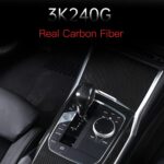 JSWAN Carbon Fiber Gear Shift Knob Cap Cover Trim for BMW 3 4 8 Series G20 G22 330i 325i 430i 425i G42 G14 G02 G05 G06 G07 G28 G29 Z4 M50 XDrive 30i 40i 225i M235i Gear Shift Lever Modified Sticker - Image 4