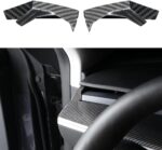 NA JSWAN Real Carbon Fiber Dashboard Side Cover for Tesla Model 3 / Model Y(2021-2023) Car Interior Accessories Remodel Parts (Bright red (1 Pair) ) YBCG-001 - Image 7