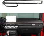 JSWAN Real Carbon Fiber Dashboard Cover Wrap Fit for 11th Gen Civic Type r FL5 Typer Center Console Dashboard Panel Trim Cover Dash Air Vent Outlet Frame Cover (1pcs Dash Cover forging) - Image 9
