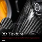 JSWAN Carbon Fiber Center Console Armrest Cover Central Gear Shift Side Trim Panel Sticker for Supra A90 GR 2019-2023 LHD Dashboard Decorative Cover, Supra Interior Accessories (Left Hand Drive) - Image 6