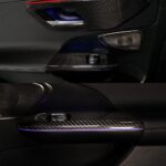 JSWAN 4PCS Carbon Fiber Door Window Control Panel Cover Window Lifter Sticker For Benz C-Class C200L C260L W206 AMG C43 C63 LHD(2022 2023) Door Switch Panel Bezel Trim Cover, Interior Accessories - Image 6