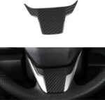 JSWAN Real Carbon Fiber Steering Wheel Trims Sticker for 10th Gen Civic (2016-2021) Steering Wheel Cover Panel, Steering Wheel Media Button Frame Cover - Image 2